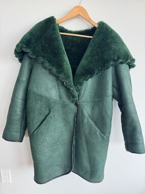 Vintage Edwardo Bassoni Genuine Shearling Coat
